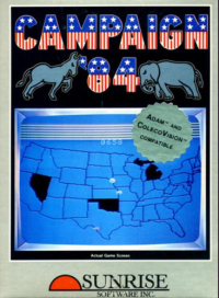 Campaign '84 Colecovision US box art